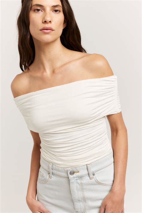 henne off the shoulder top.